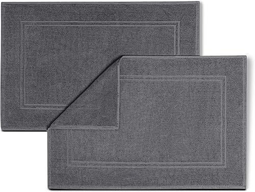 Tens Towels Alfombrillas de baño 100% algodón de 20 x 32 pulgadas (no una alfombra de baño), súper absorbentes, toallas de piso de calidad de hotel,