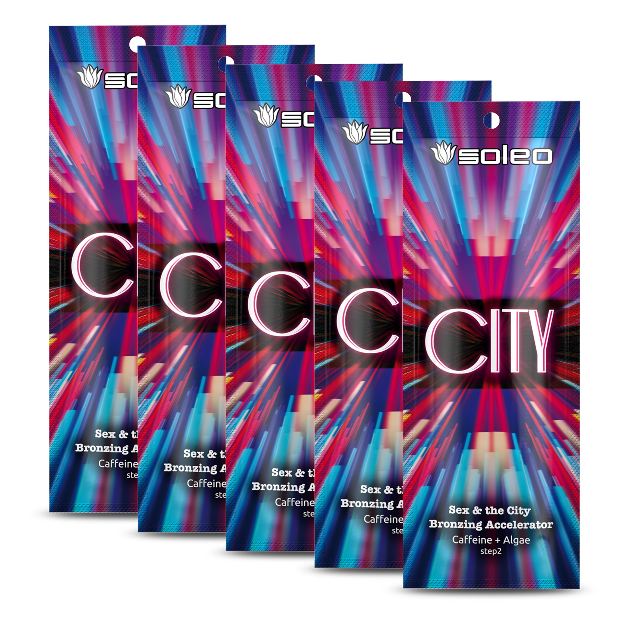 Soleo New City Bronzing Accelerator – 5er Pack (5 X 15 Ml), Bräunungsverstärker Mit Koffein & Aloe Vera
