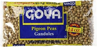 Goya Gandules Dry Pigeon Peas 14oz - Authentic Ingredient for Arroz con Gandules Caribbean Recipes