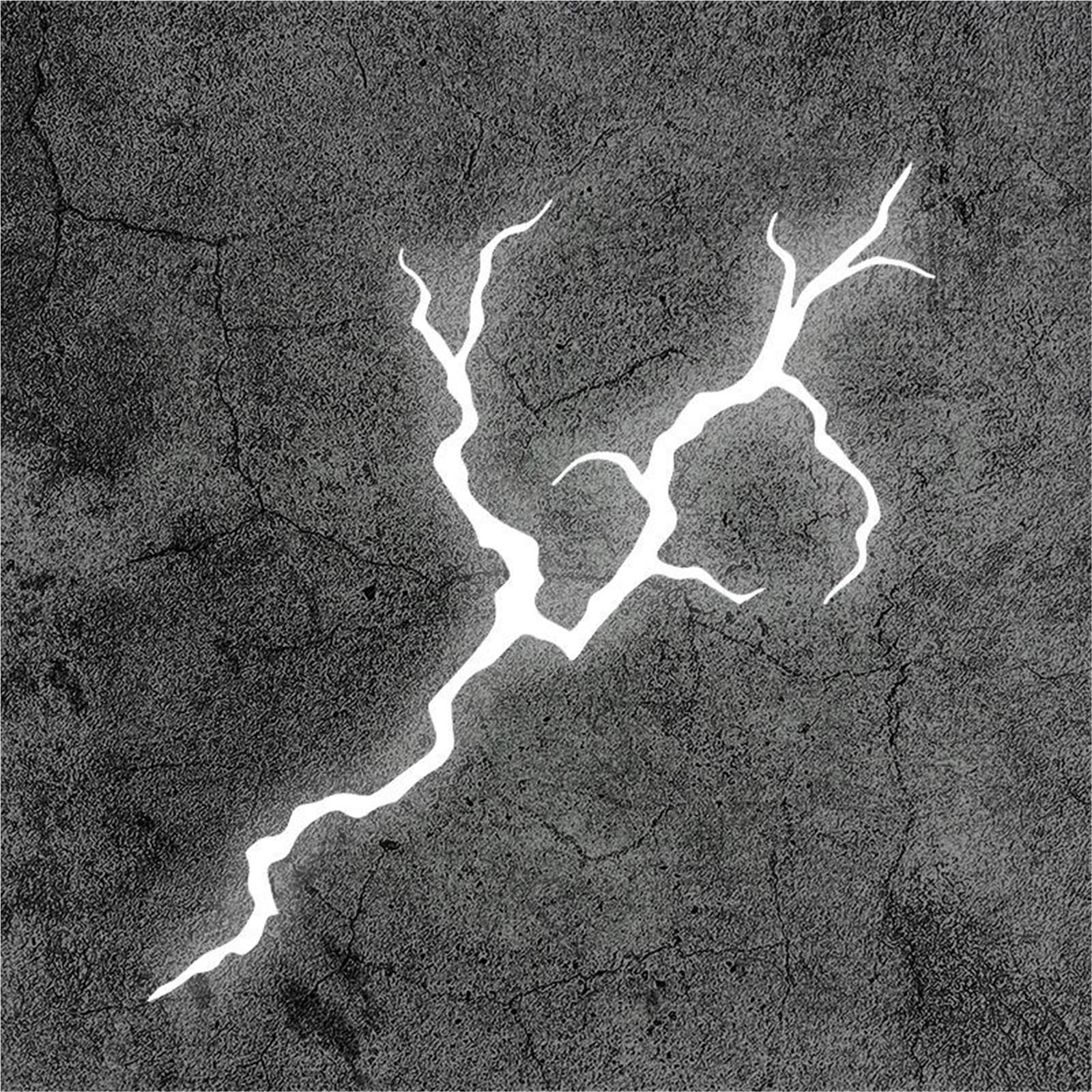 HAfgDJ 1pc Reflective Lightning Motorcycle Stickers for Motorbike Helmet Fuel Tank Scooter Decals