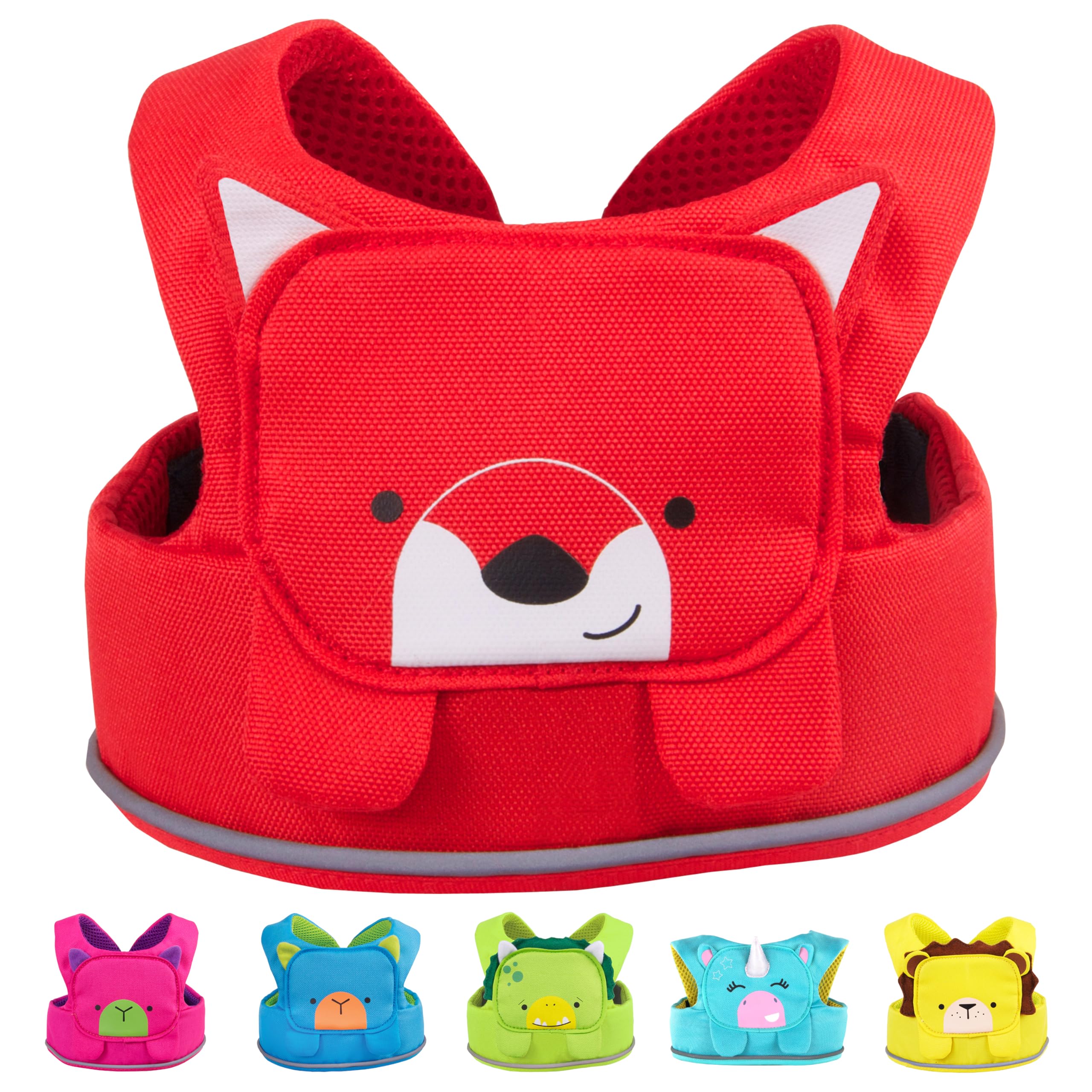 Trunki ToddlePak - Praktische Kinderleine für Babys und Laufgurt Kinder | Kinderleine Laufleine | Kinder Sicherheitsleine für Kleinkinder - Felix Fuchs (Rot)