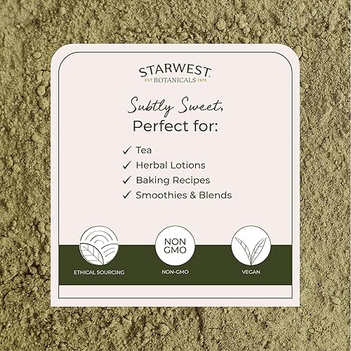 Miniatura 3 de Starwest Botanicals Polvo orgánico de flor de manzanilla, hierba seca de hojas sueltas para té, lociones de hierbas y hornear, procedente de Egipto,