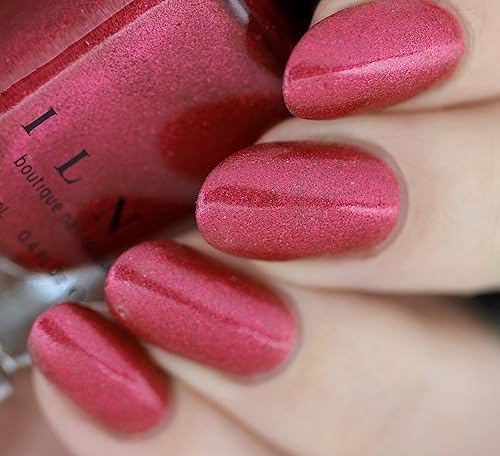 Miniatura 898 de ILNP Madison Ave Esmalte de uñas holográfico metálico rosa antiguo