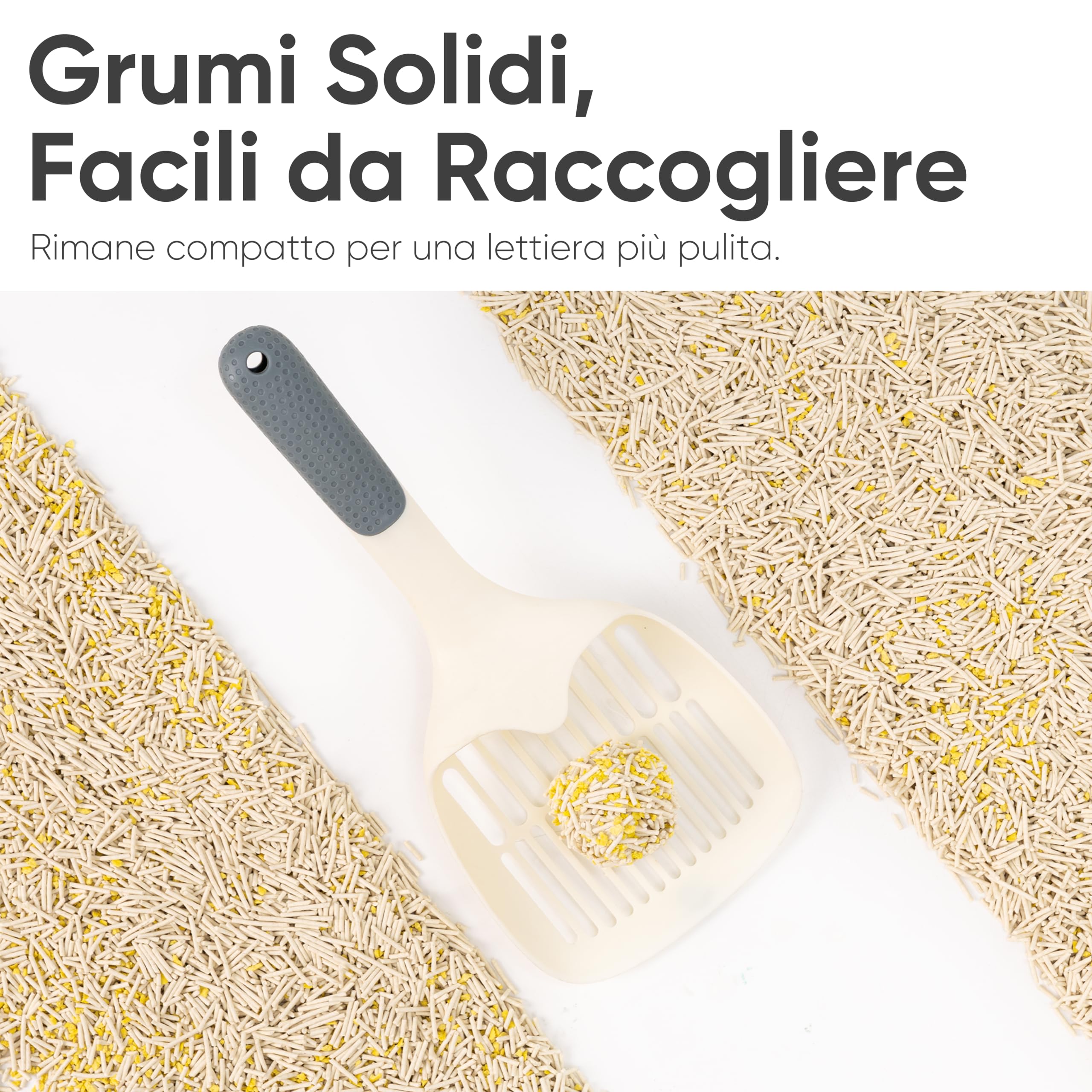 FUKUMARU Lettiera per Gatti al Tofu e Miglio 24Lb, Lettiera Agglomerante a Base Vegetale di Mais, Agglomerante Superiore, Assorbente e Anti-odore, Bassa Polvere, Biodegradabile e Scaricabile nel WC.