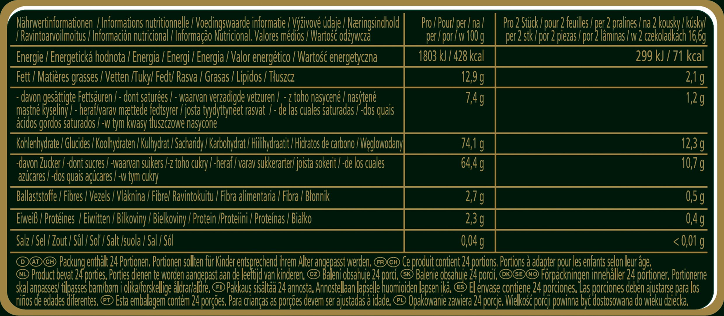 Nestlé After Eight Praline Minzschokolade 6x400g Feine Englische Art