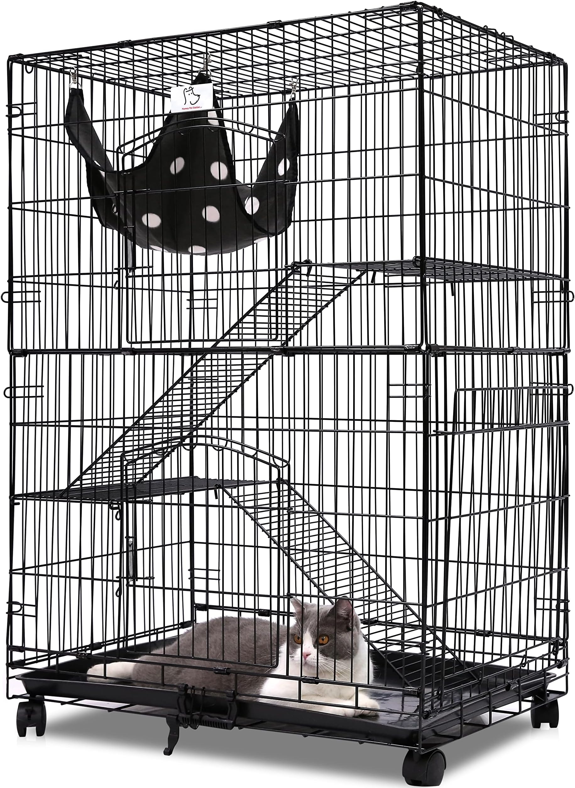 64" Extra Large Wrought Iron 4Levels Ferret Chinchilla