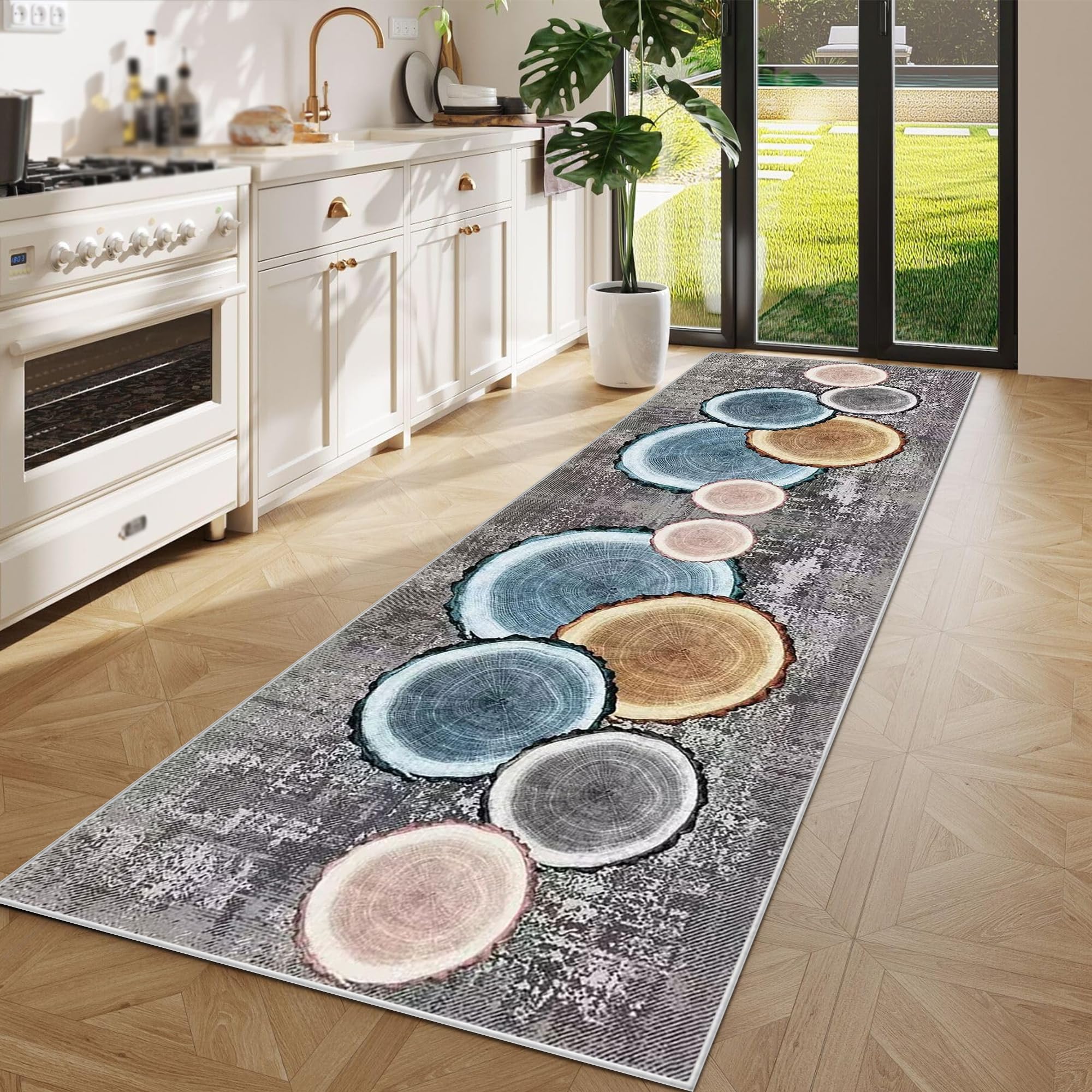 Tapis de cuisine lavable pour régler les glissades et tapis de sol intérieur