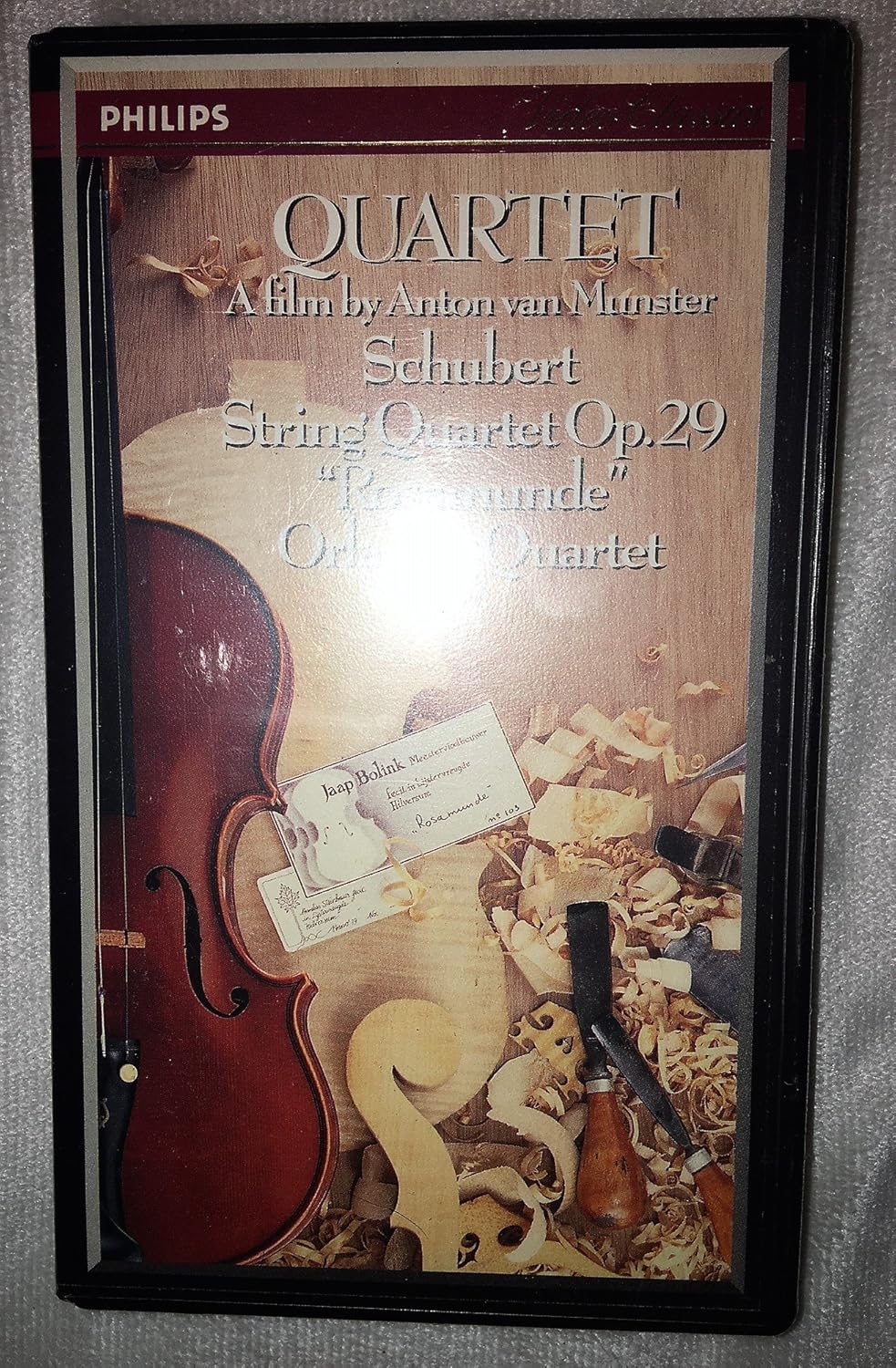 Rosamunde Quartet / Making of a Violin Quartet Schubert