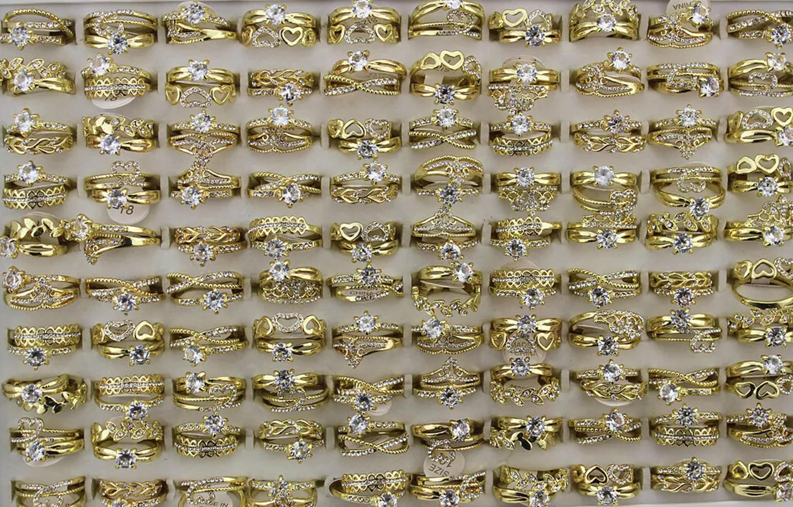 Bagues Mixtes 2 en 1 Zirconium Idéal pour Vos Soirées