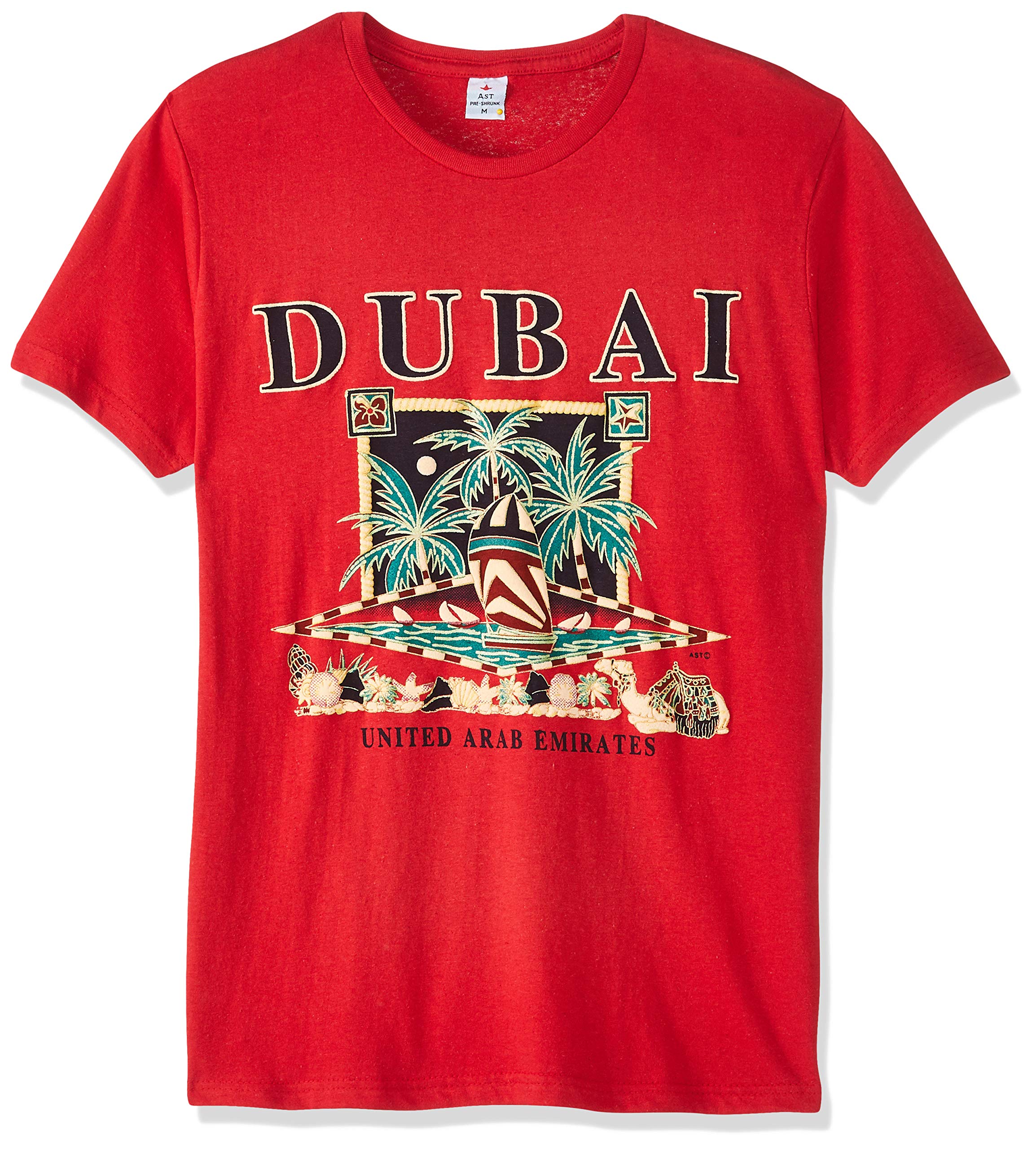 Dubshi D103 Men's Dubai T-shirt, Red