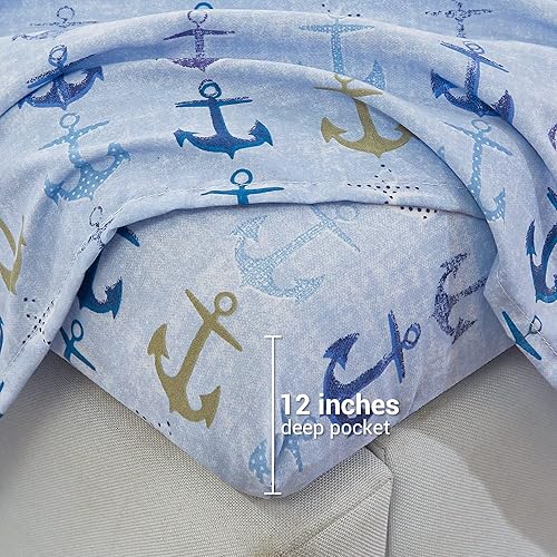 Miniatura 6 de Juego de sábanas para niños y niños, tamaño individual, sábanas de microfibra para niños, sábana bajera ajustable para niños, transpirable y sedosa,