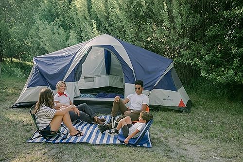 Miniatura 2 de Stansport Alfombra de paja Tatami 60 pulgadas de largo x 78 pulgadas de ancho Azul,Verde,Rojo