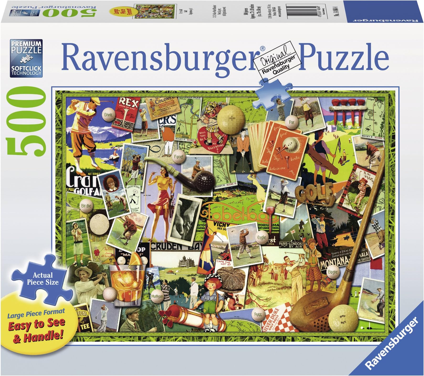Ravensburger Let's Golf-500 Piece Large Format Puzzle