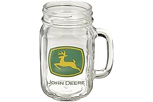 John Deere Trademark Drink Jar