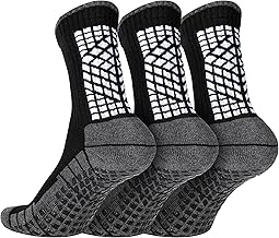 [HASOME] 現役アスリート監修 滑り止め靴下 3足セット 転倒防止 ずれにくい 中厚手 防臭 抗菌 クッション性 綿 吸湿性 スポーツソックス ランニング 登山 バスケ サッカー ヨガ 介護 高齢者 男女兼用 秋・冬・春