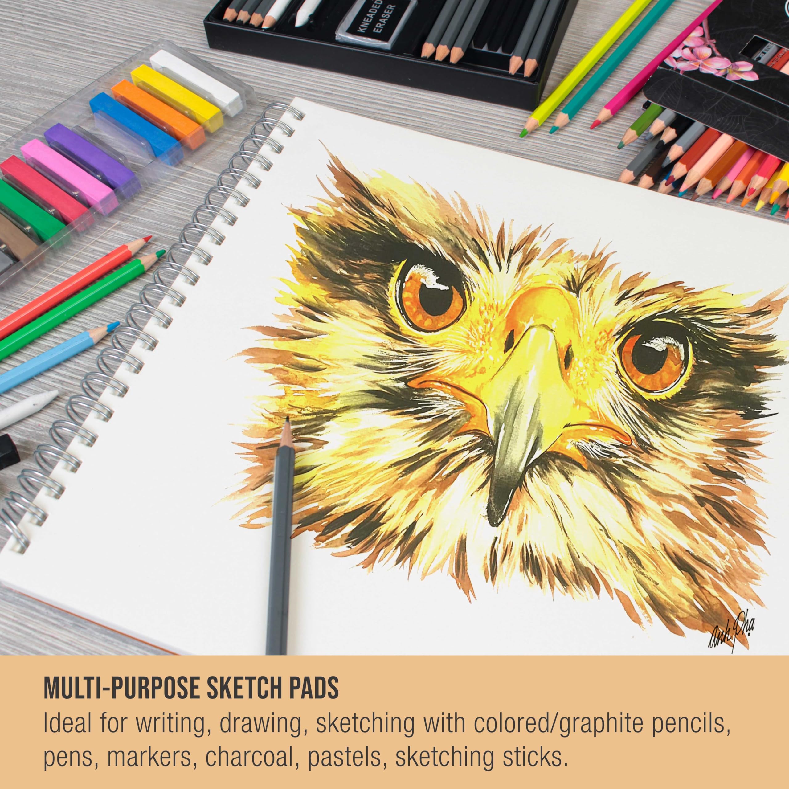Pack De 2 Blocks De Dibujo A3 Y A4 48 Hojas C/u, 100 G/m2 | Meses Sin