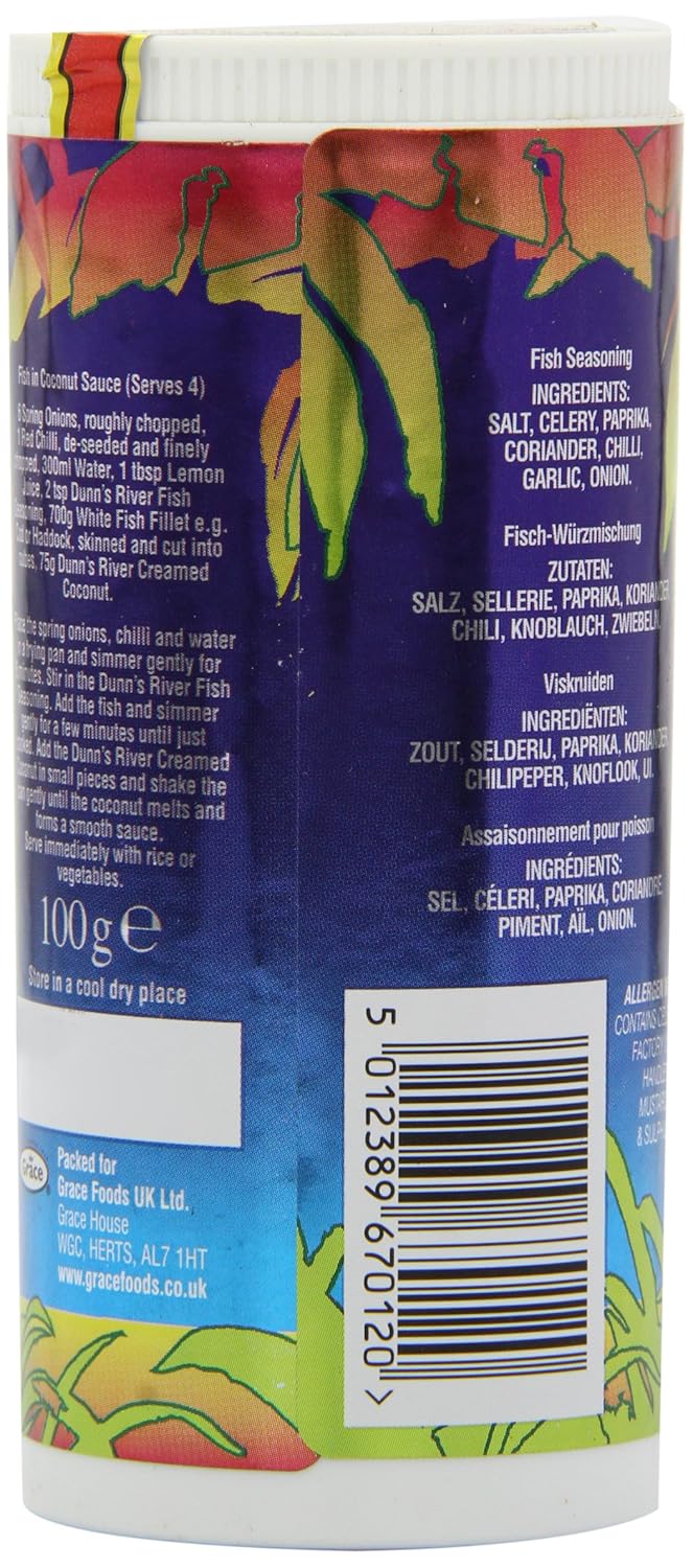 Dunn's River Fish Seasoning 100 g (Pack of 12)