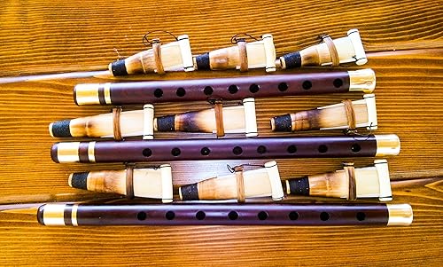 Miniatura 2 de DUDUK Nivel de concierto - Tres (3) DUDUKs profesionales armenios con 9 cañas Ramish, Kamish e instrucciones de juego hechas de madera de