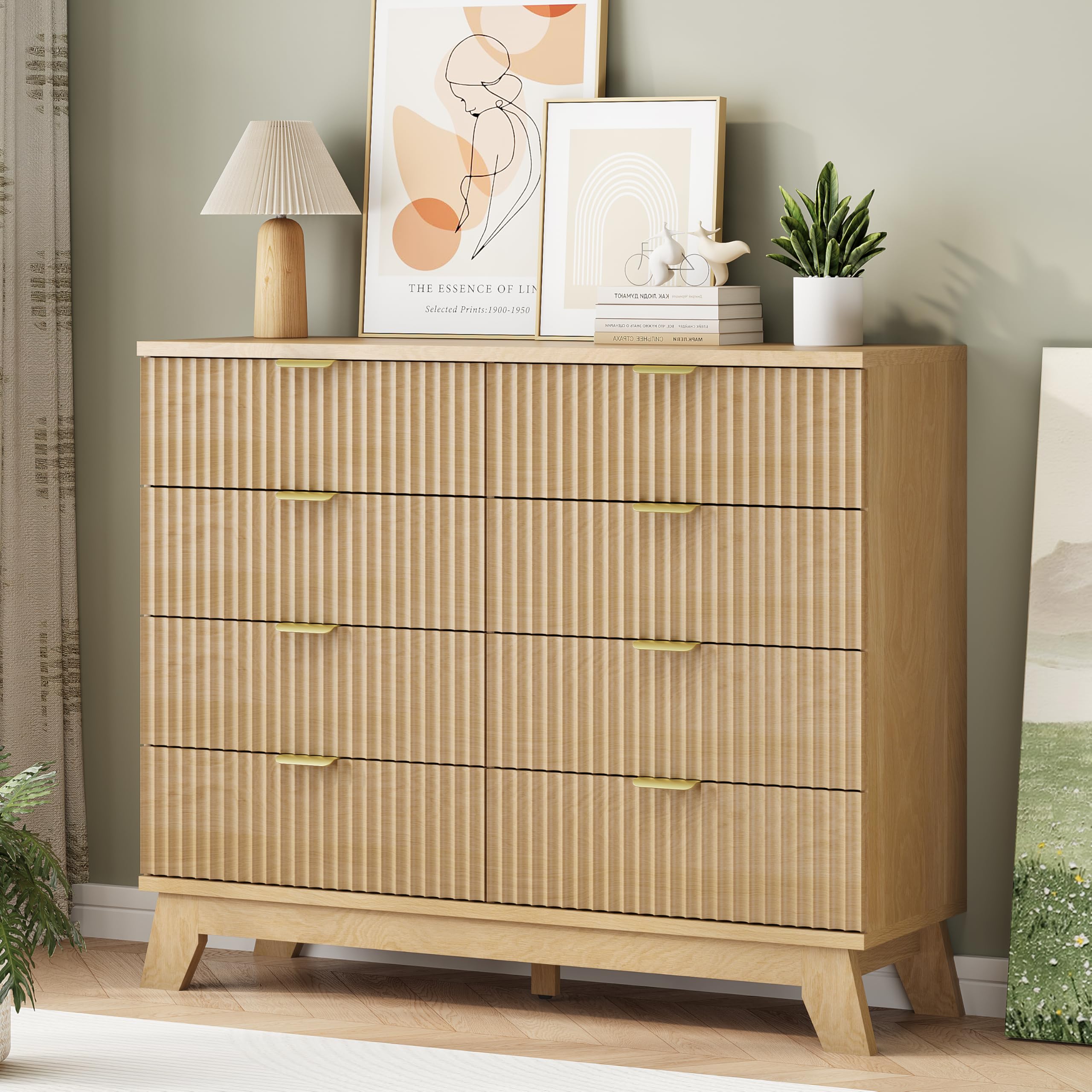 mid century modern dresser target Wooden Furniture Mid Century Dresser Target Wood Bedroom Dresser Target Tapered legs and the solid wood build provide a simple aesthetic to complement your home decor George Oliver Kellar Markell Mid-Century