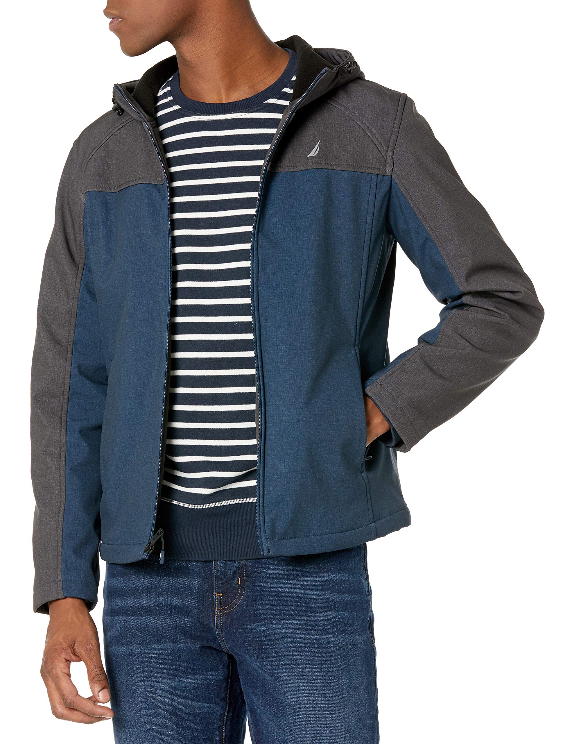 Nautica Men's Lightweight Sailing Jacket – Waterproof &amp; Windproof, Breathable