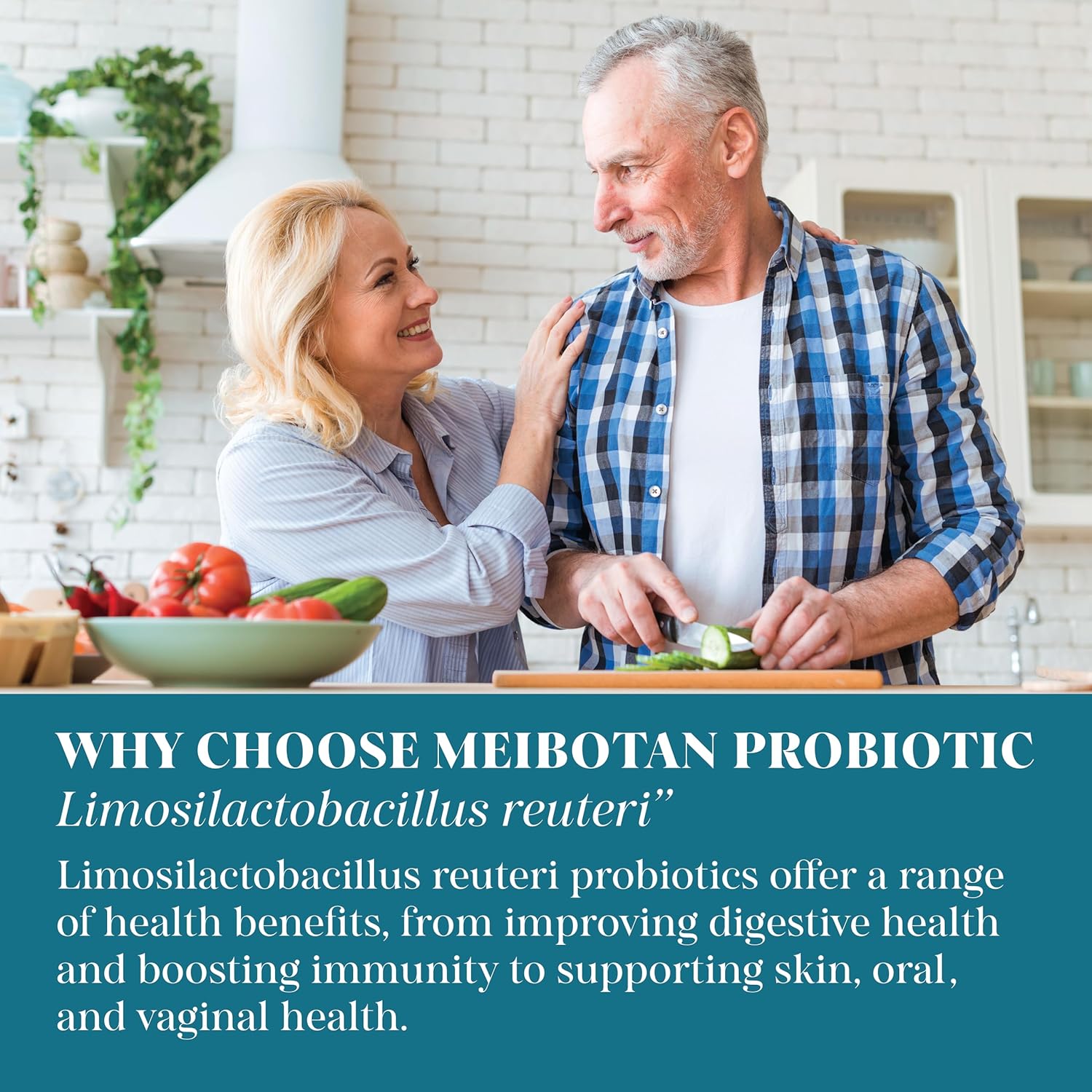 Lactobacillus Reuteri 25 Billion CFU for Women & Men - L Reuteri w/Probiotic, Dairy Free - Promotes Immunes & Gut Health - 60 Veggie Capsules - Image 5