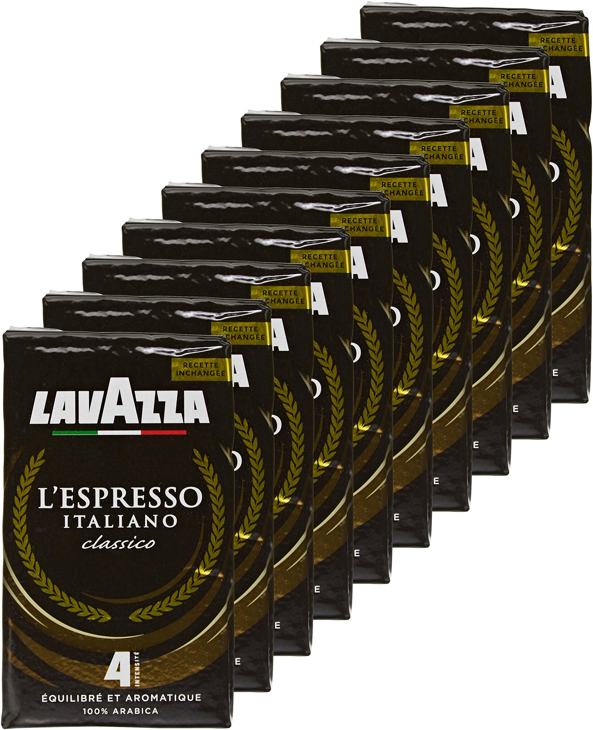 Lavazza mielona kawa espresso italiano 250 g - partia 10