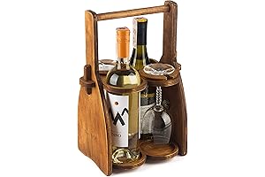Versatile Wine Caddy: A Sophisticated Companion for Wine and Beer Enthusiasts
