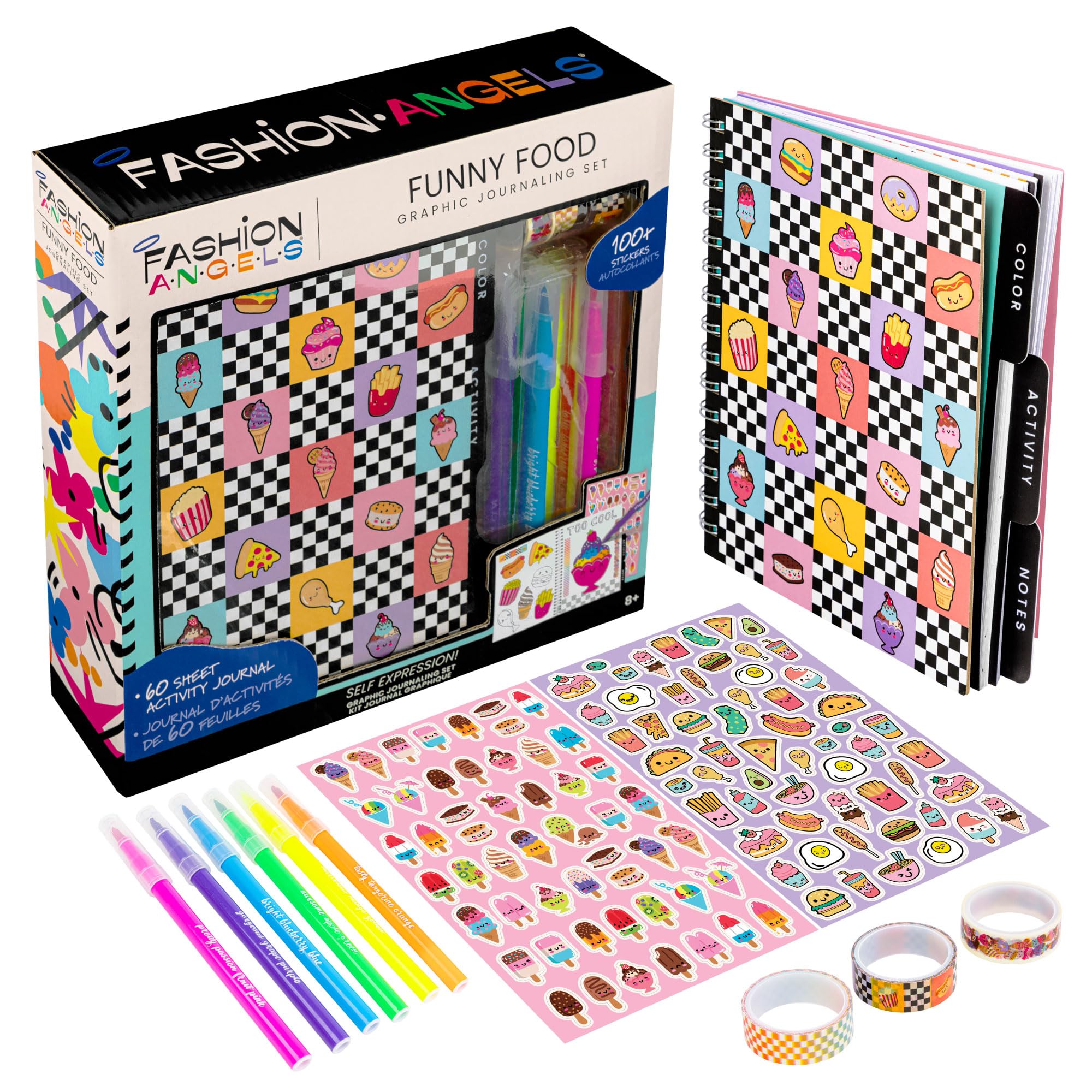 Amazon.com: Fashion Angels Funny & Cute Food Graphic Journaling