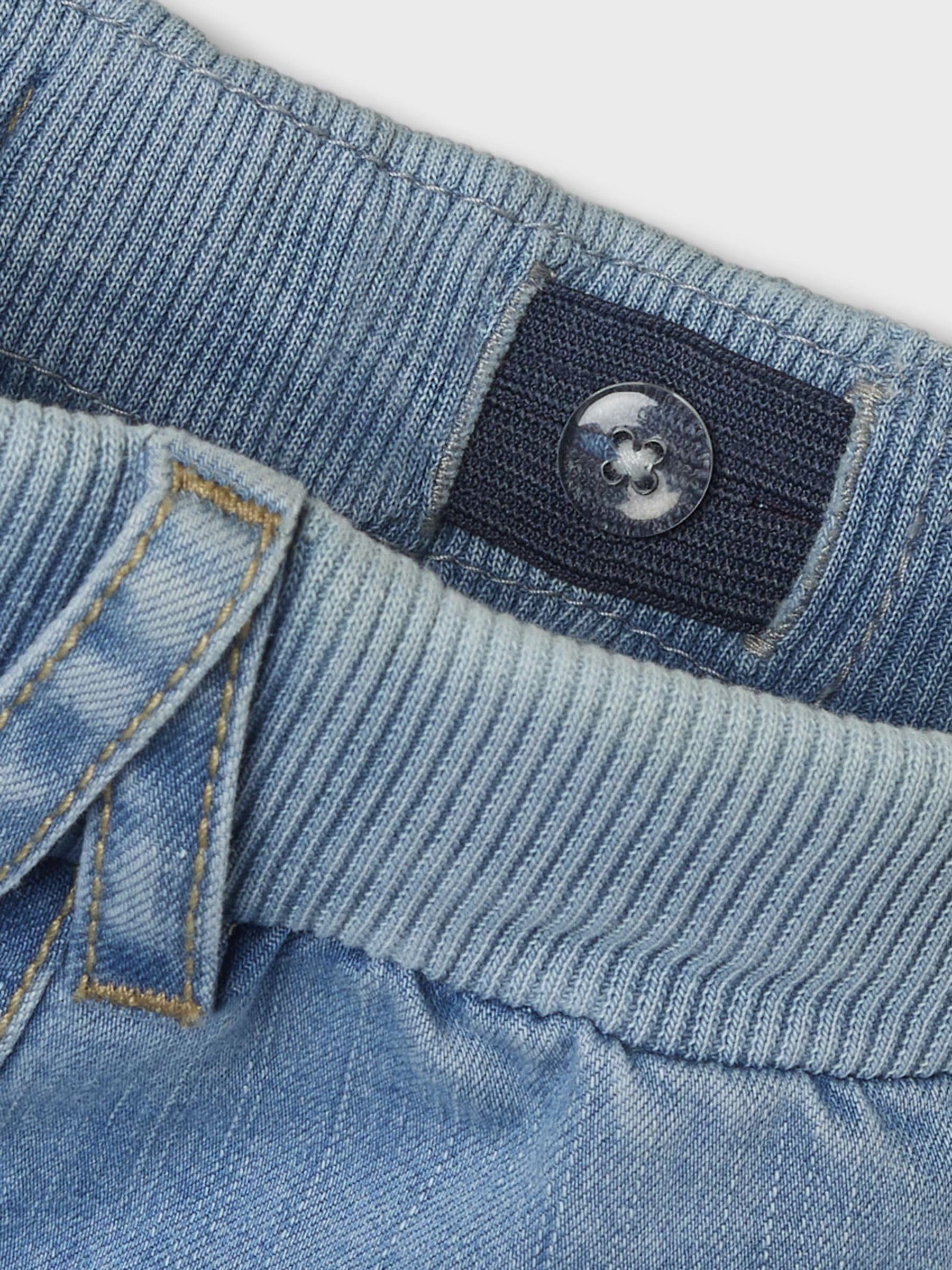 NAME IT Jungen Nmmben Baggy Jeans 9770-yt Noos Cargohose, Medium Blue Denim, 104 EU – Ansicht 2