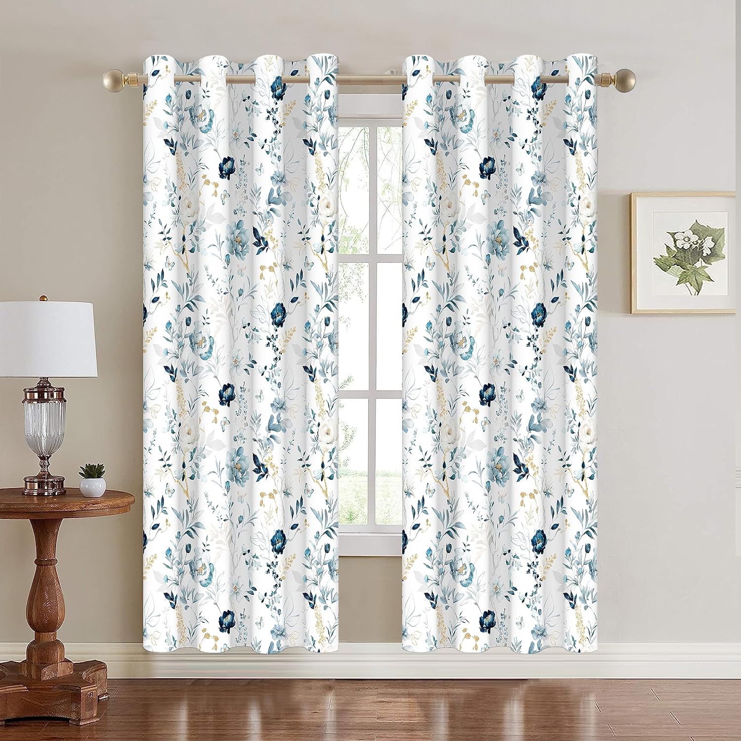 Tititex Elegant Blackout Curtains 84 inch Length 2 Panels