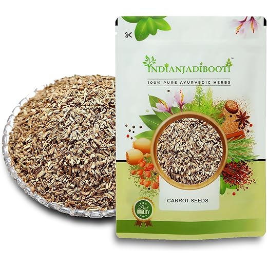 IndianJadiBooti Carrot Seeds Skin & Immunity Boost 250g