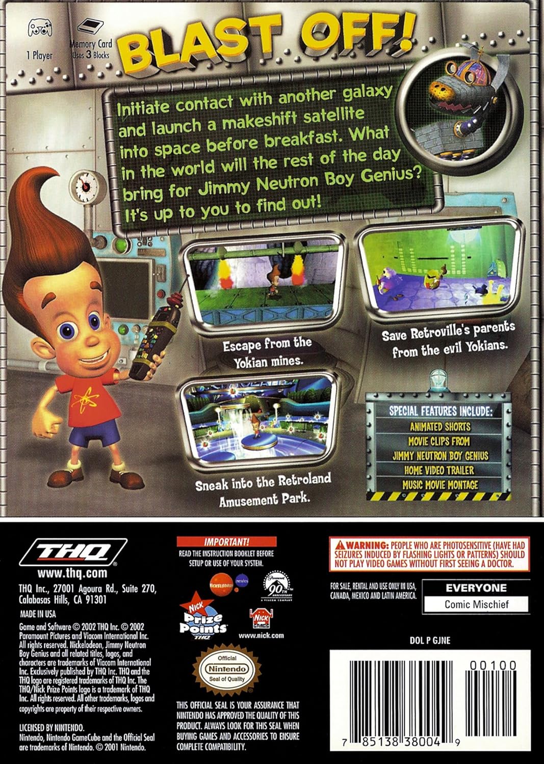 Jimmy Neutron Boy Genius (Renewed) - Image 2