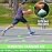 GoSports Premium Sports Cones for Agility Training and Drills - 20 Pack with Tote - Green