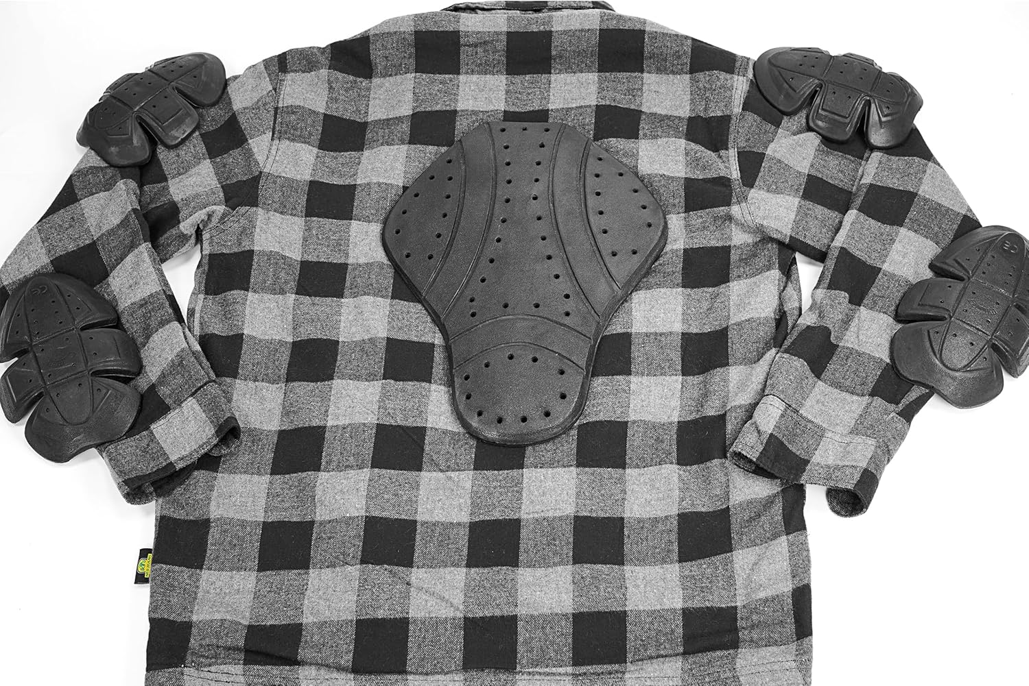 Armored Motorcycle Shirt for Men Motorcycle Flannel / Twill Fabric Jacket Reinforced with Aramid Fiber, Armor Riding Shirt - Image 6