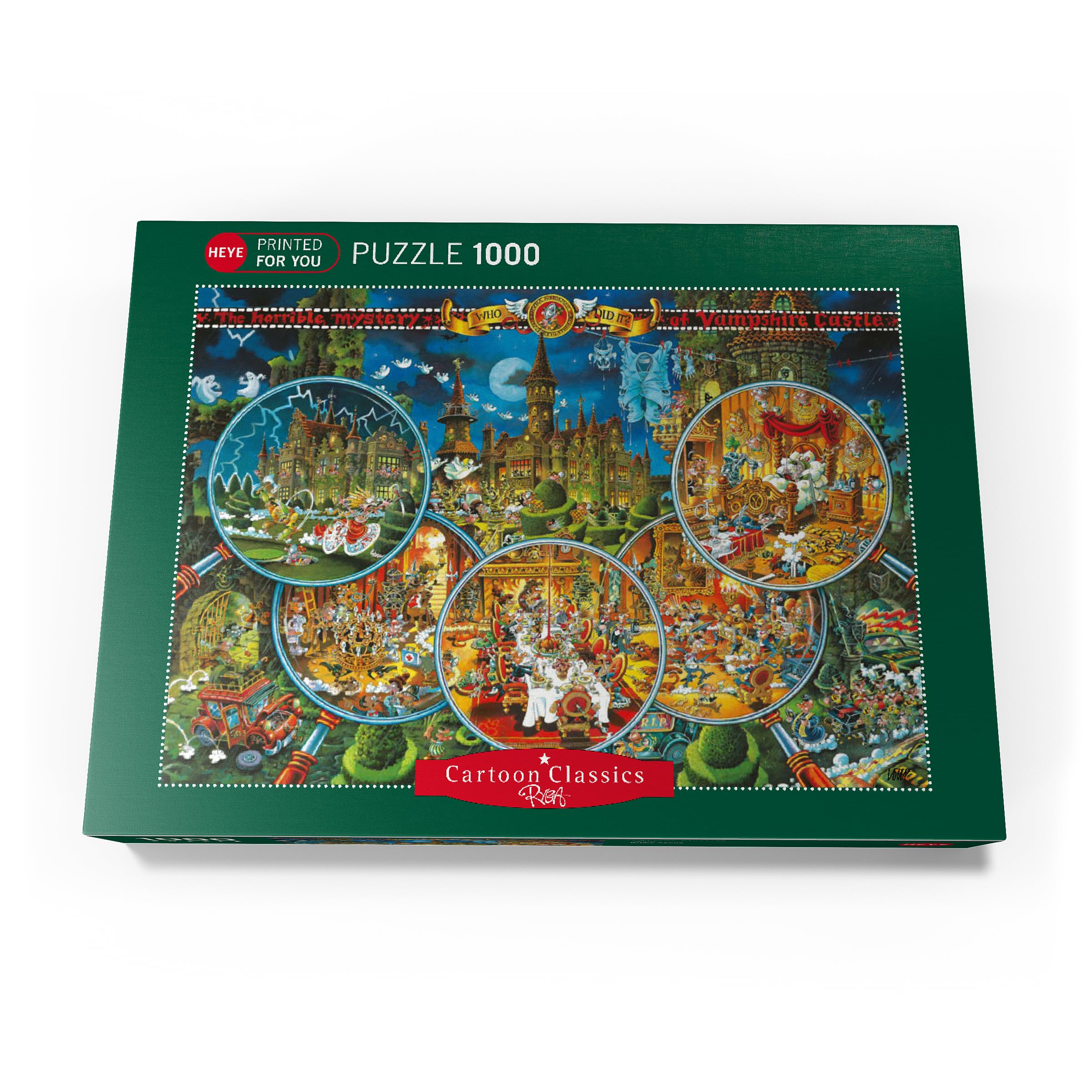 Crime Scene - Michael Ryba - Cartoon Classics - Premium 1000 pieces Puzzle - MyPuzzle special collection from Heye Puzzle - Image 4