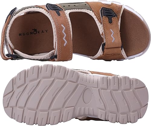 Miniatura 4 de MGGMOKAY Sandalias de senderismo para mujer, puntera abierta, sandalias deportivas al aire libre, sandalias casuales de playa