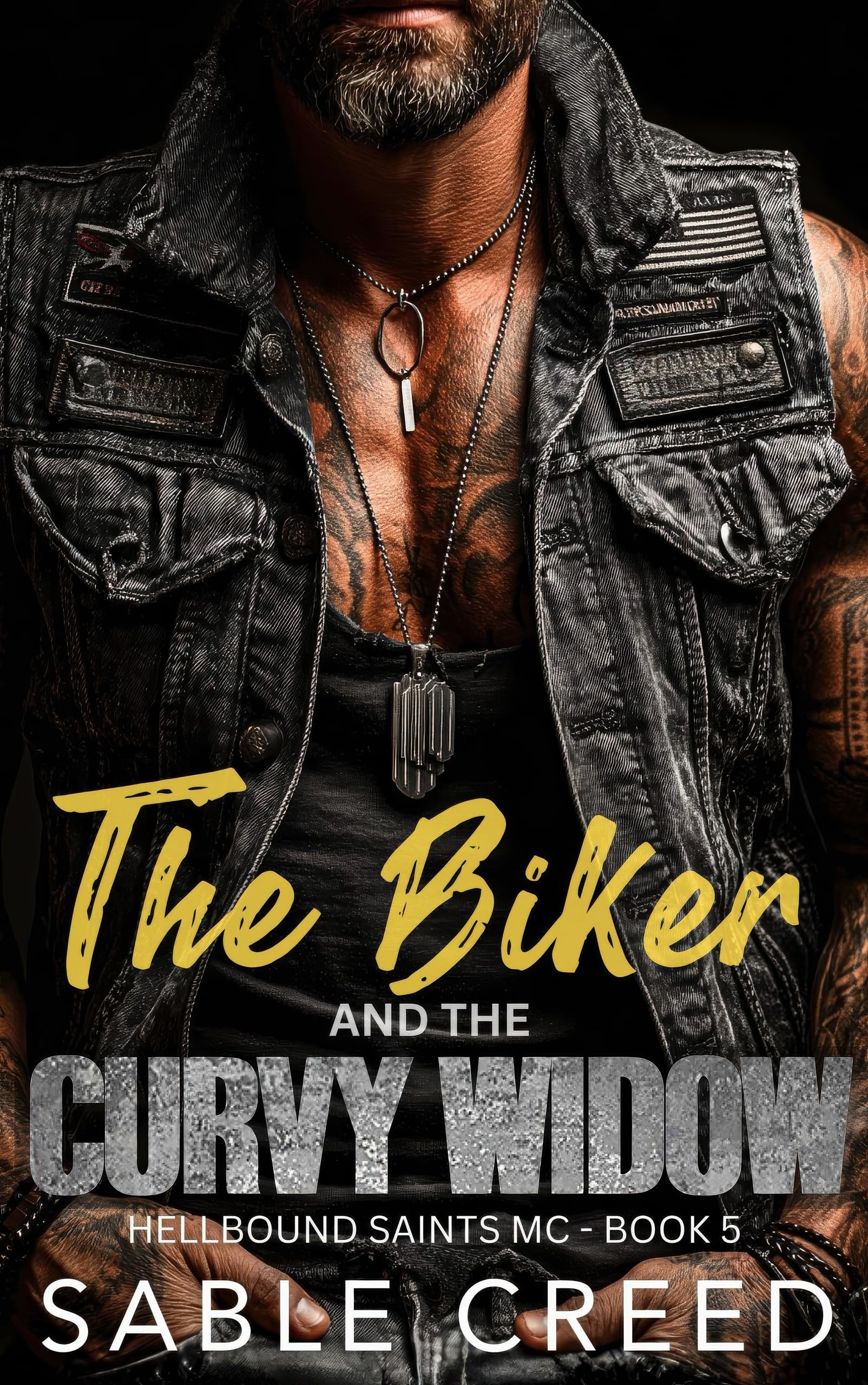 The Biker and the Curvy Widow: A Curvy Girl, Best Friends Widow Biker MC Steamy Romance (Hellbound Saints MC Book 5)