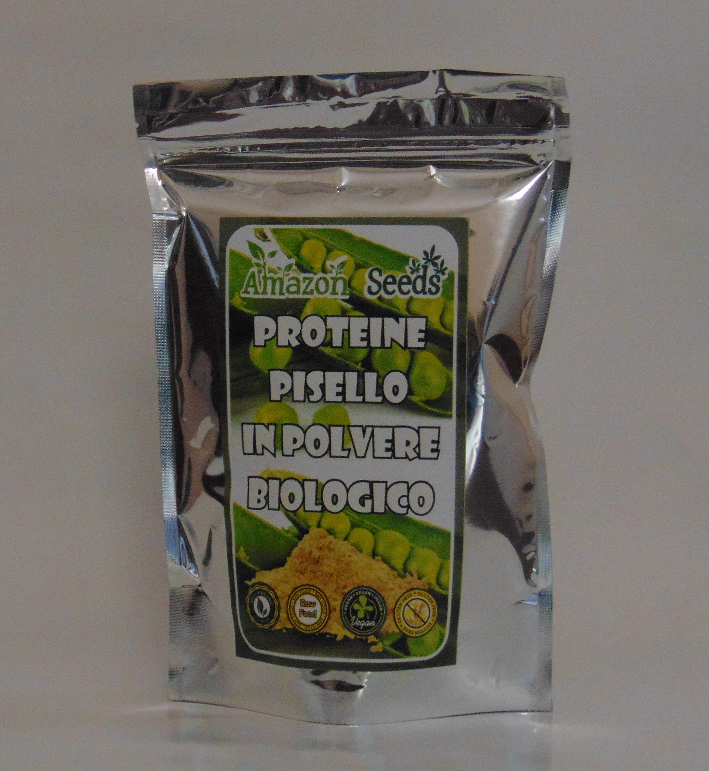 PROTEINE DI PISELLO AMAZONSEEDS BIOLOGICHE PROTEINE 1 KG