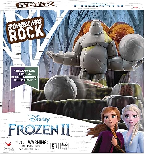 Cardinal Games 6053993 Anna & Elsa Frozen 2 Rumbling Rock, colores mixtos