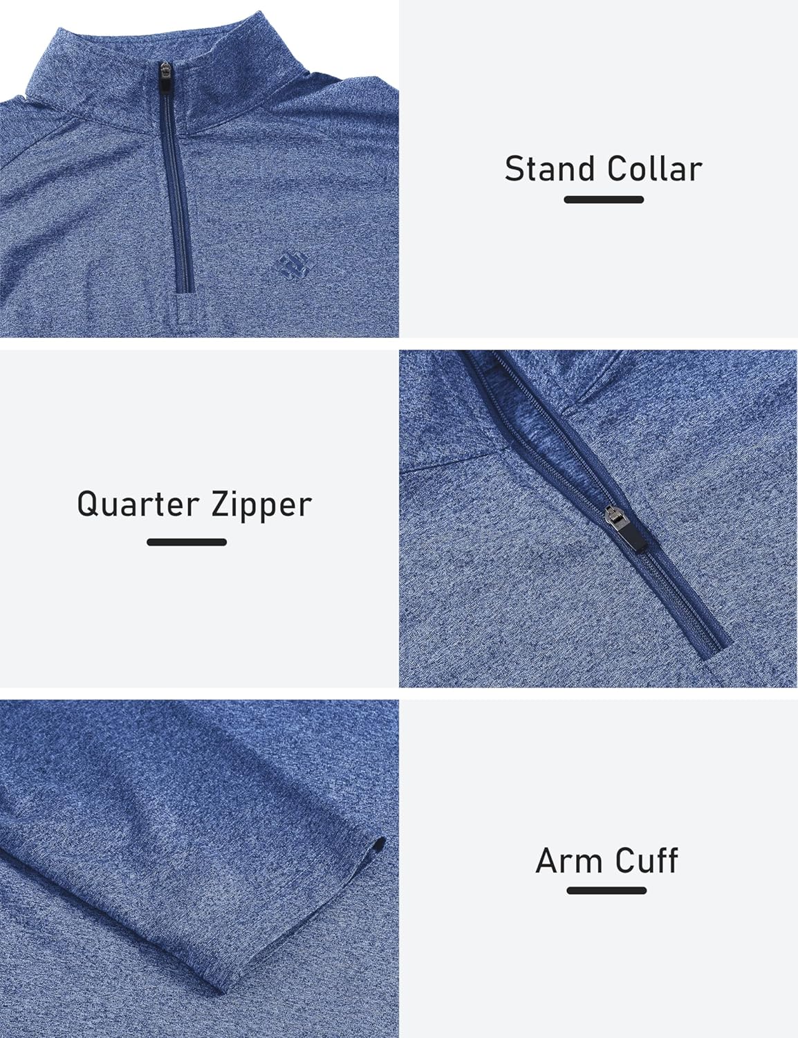 AIRIKE Long Sleeve Golf Polo Shirts for Women Stand Up Collar Thermal Fleece Womens Tank Top - Image 4