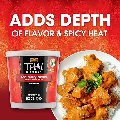 Miniatura 4 de Pasta de curry rojo Thai Kitchen, 35 onzas