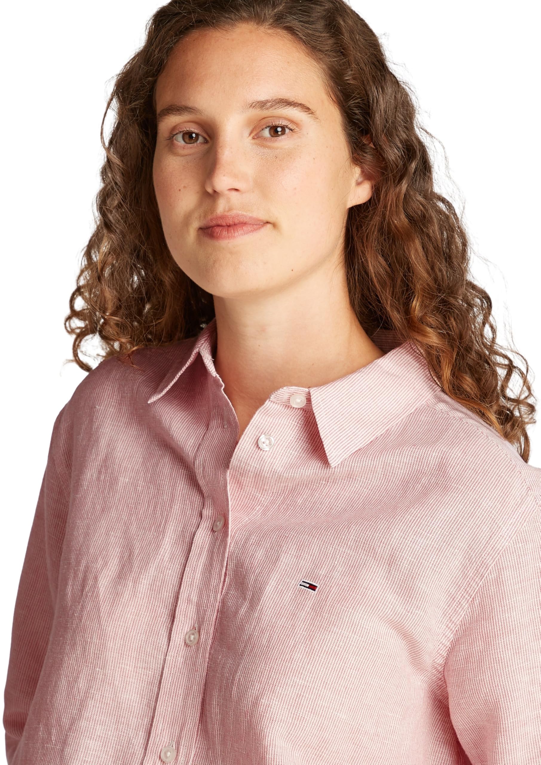 Tommy Jeans Chemise Femme Linen Relaxed Fit