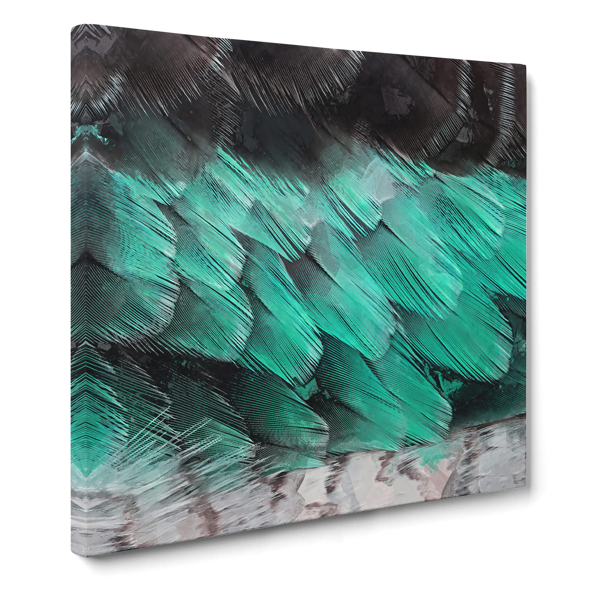 Ruffled Feathers Canvas Print, Mixed, 35L x 35W cm