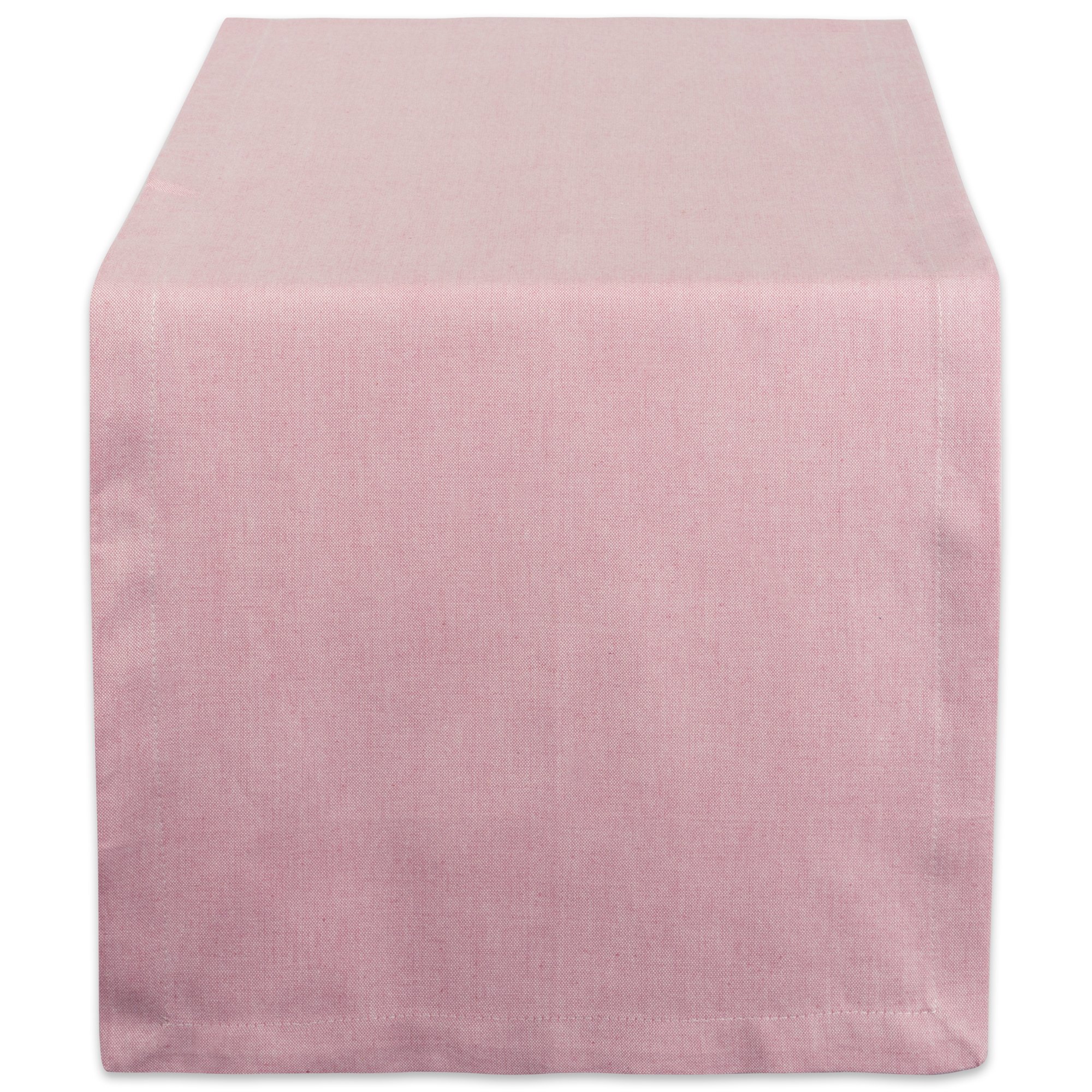 DII CAMZ38727 Solid Chambray, Table Runner 14x72, Chambray Rose