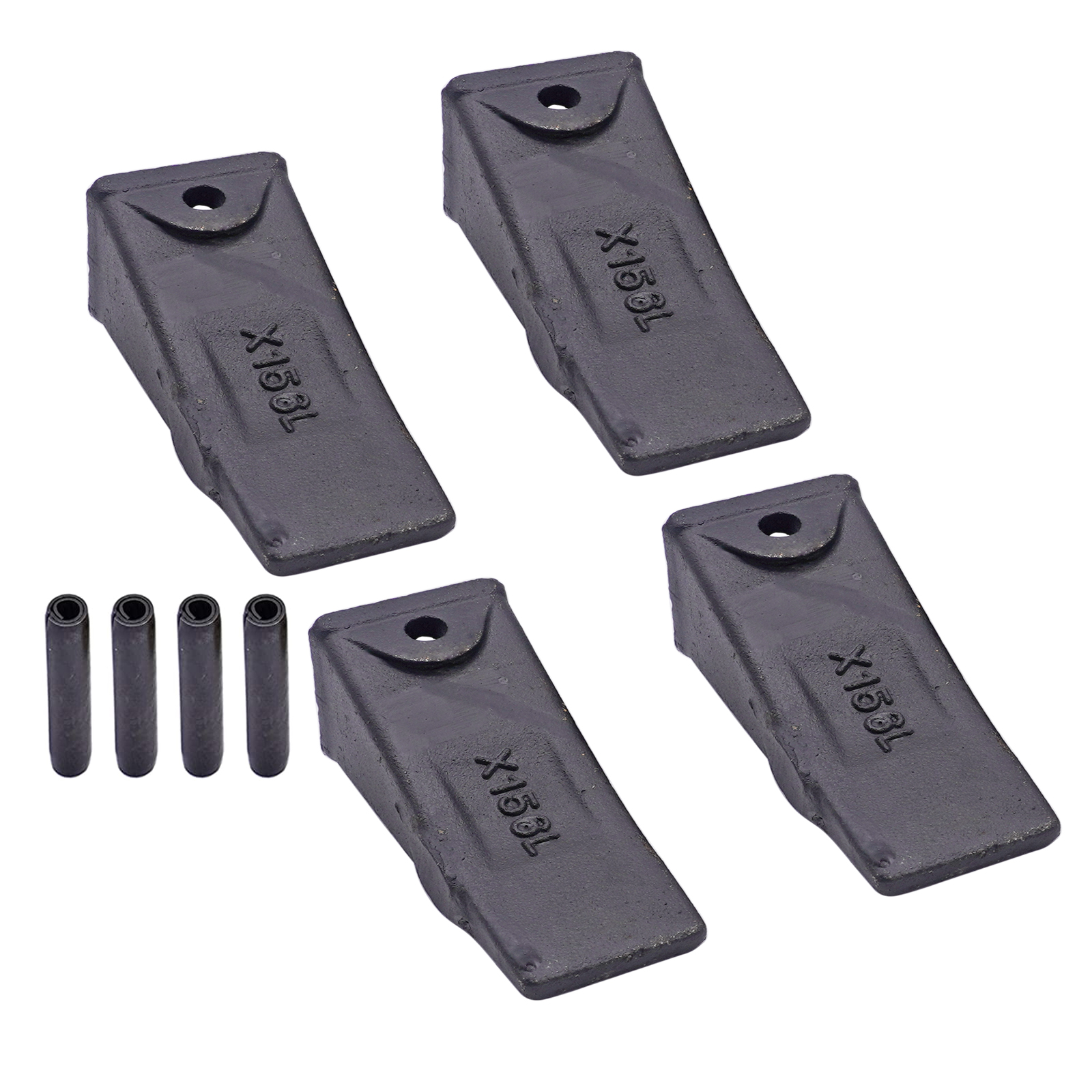Amazon.com: X156L Bucket Teeth with 156LPN Roll Pins Dirt Bucket