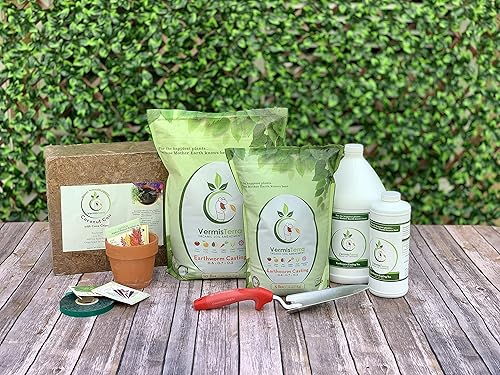 Miniatura 9 de Té de gusano para jardinería y compostaje - Cuarto de galón - Potenciador orgánico de suelo de lombriz de tierra - Fertilizante de vermicompost -