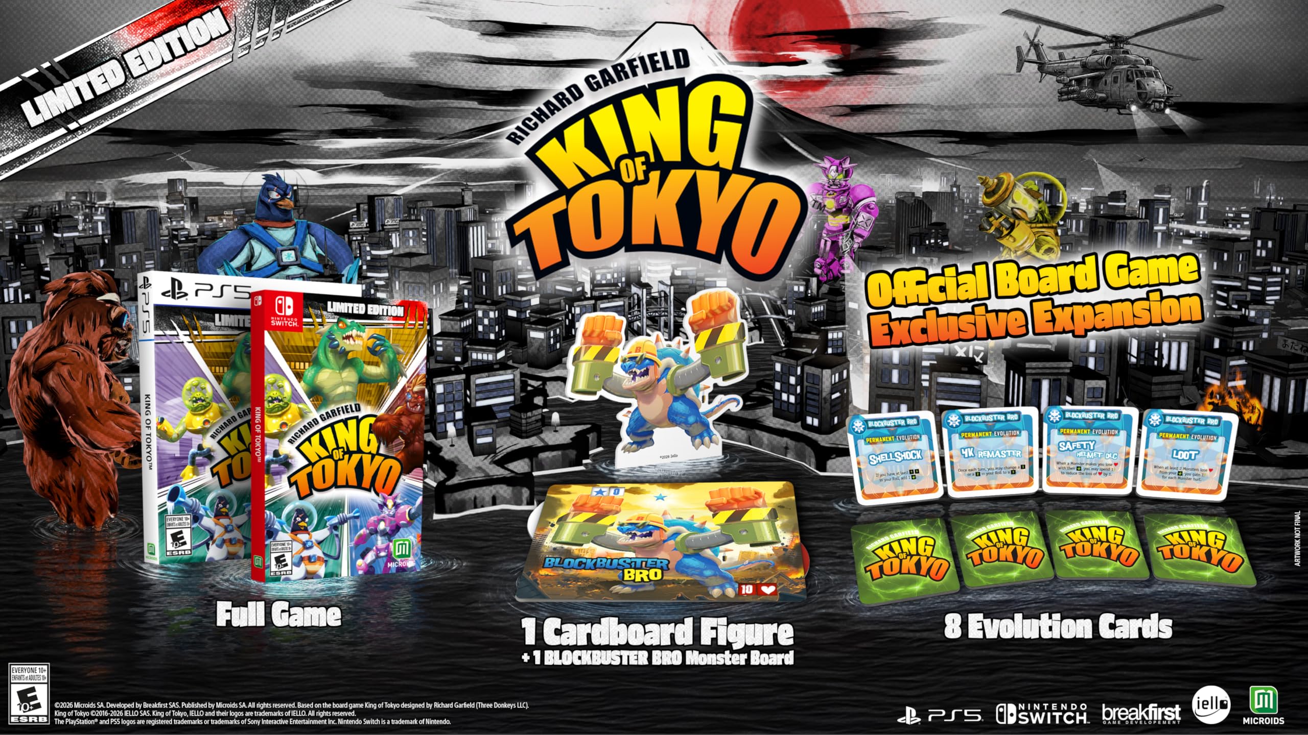 Amazon.com: King of Tokyo: Limited Edition - Nintendo Switch