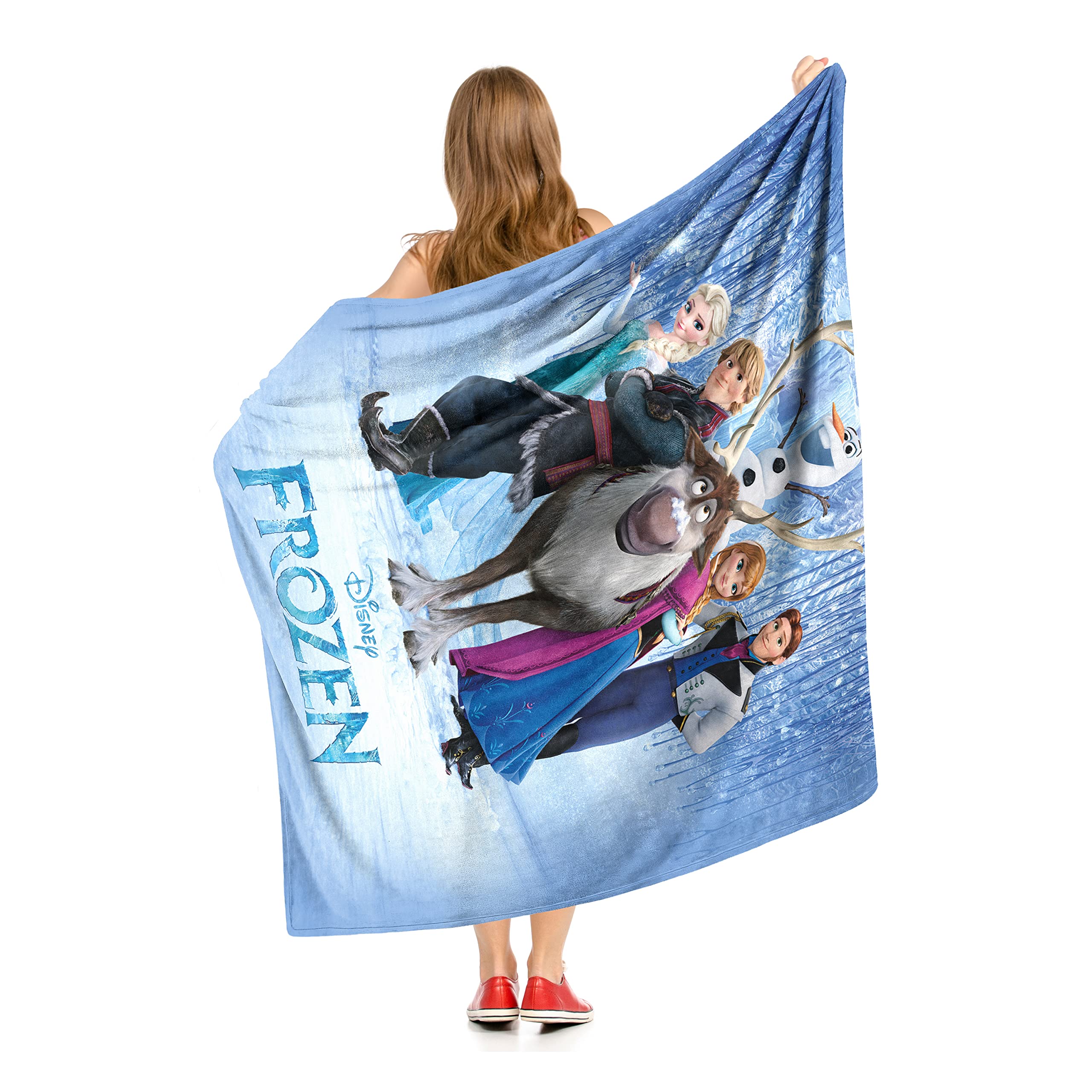 Disney Frozen 2 "Magical Girls" Silk Touch Throw Blanket 40" X 50" - Officially Licensed, Super Soft Polyester - View #8