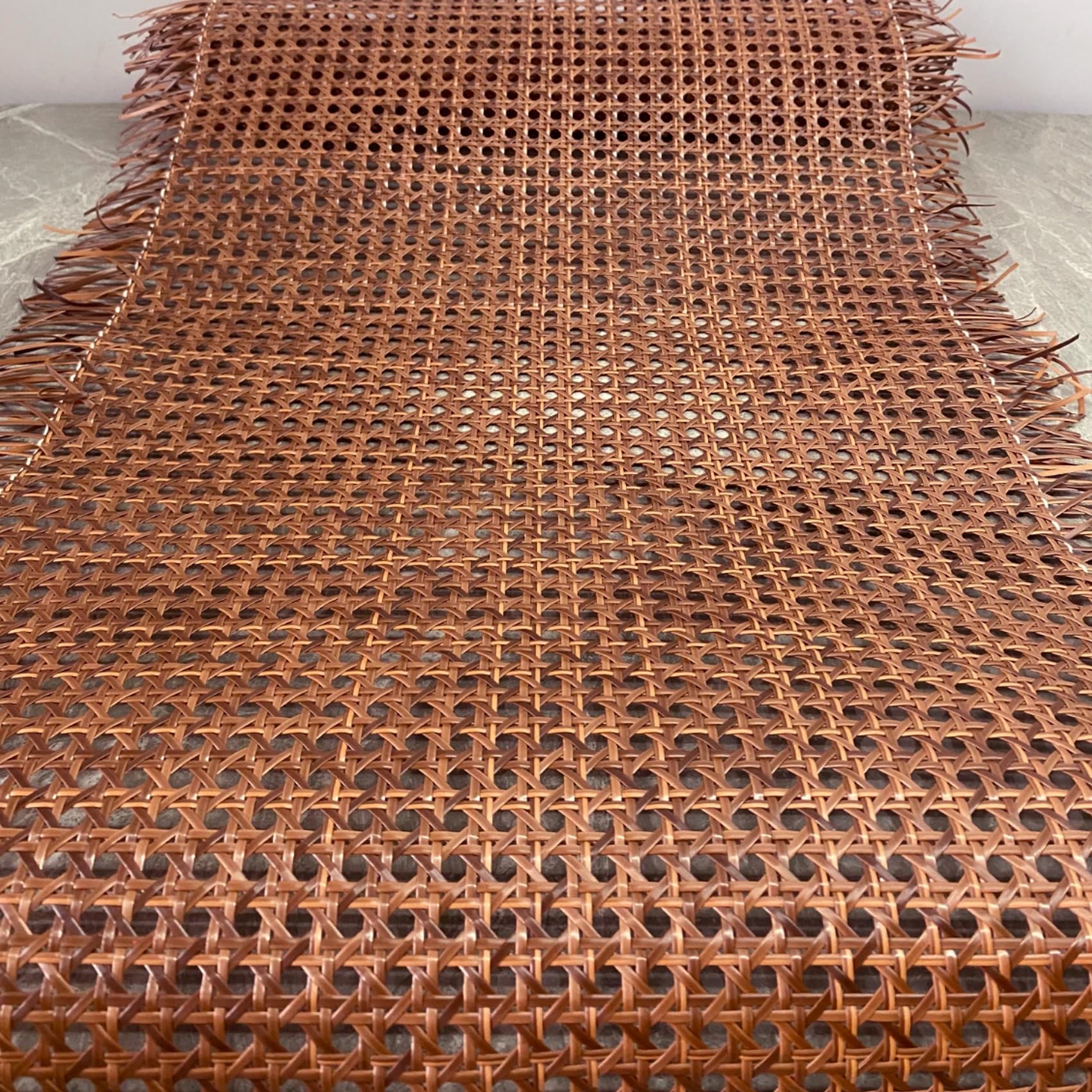 Fettuccia Rattan in Plastica, Larghezza 50cm Rotolo Paglia di Vienna Sintetico, Rete Aperta di Canna Materiale per Mobili, Fai-da-Te, Armadio, Sedia(40x200cm)