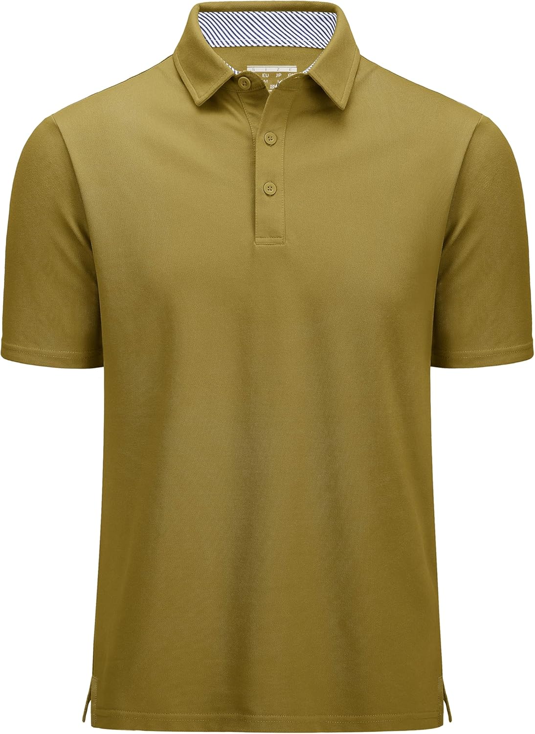 MAGCOMSEN Men's Polo Shirts Short Sleeve Cotton Pique 3 Button Classic Fit Casual T-Shirt Performance Golf Shirts